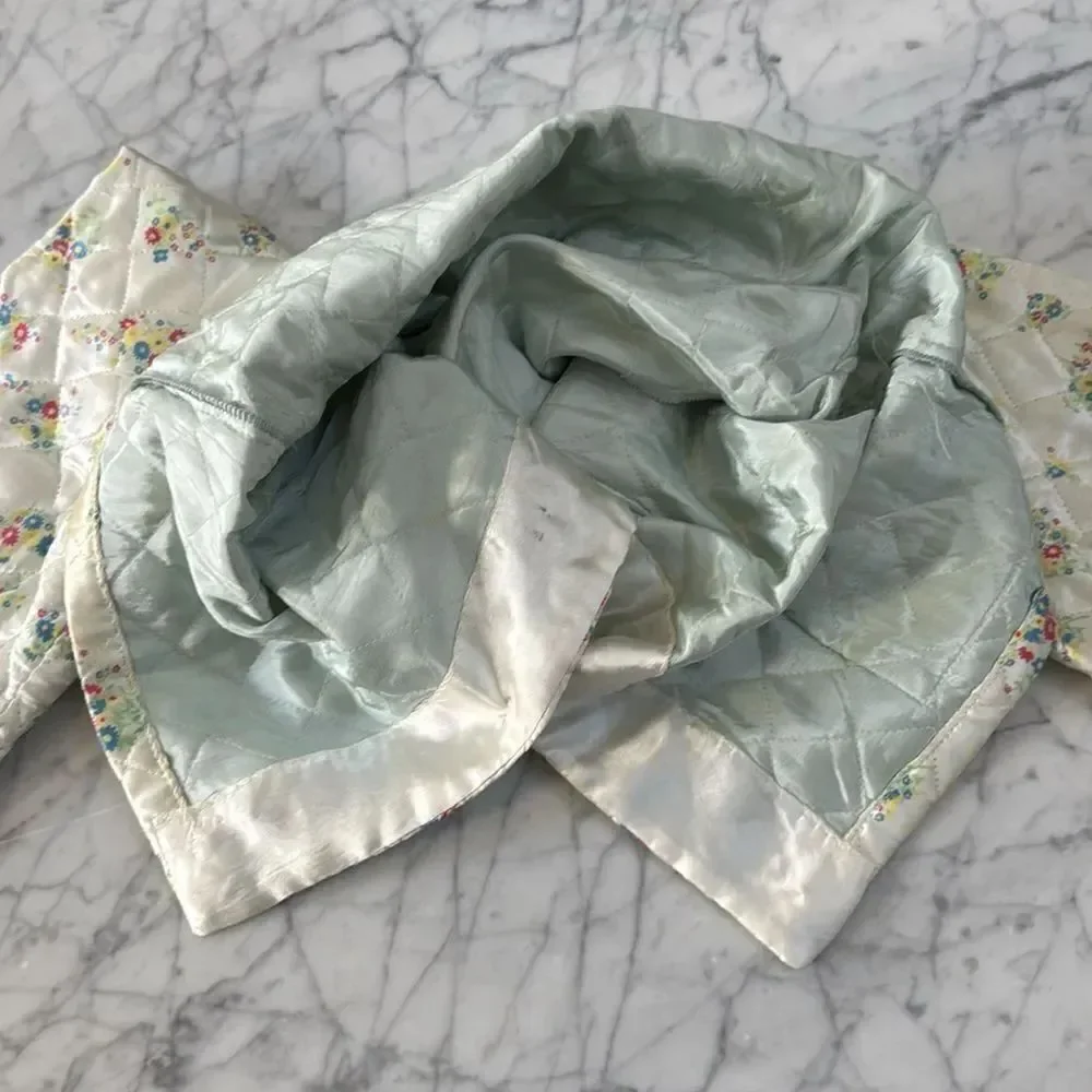 None vintage quilted